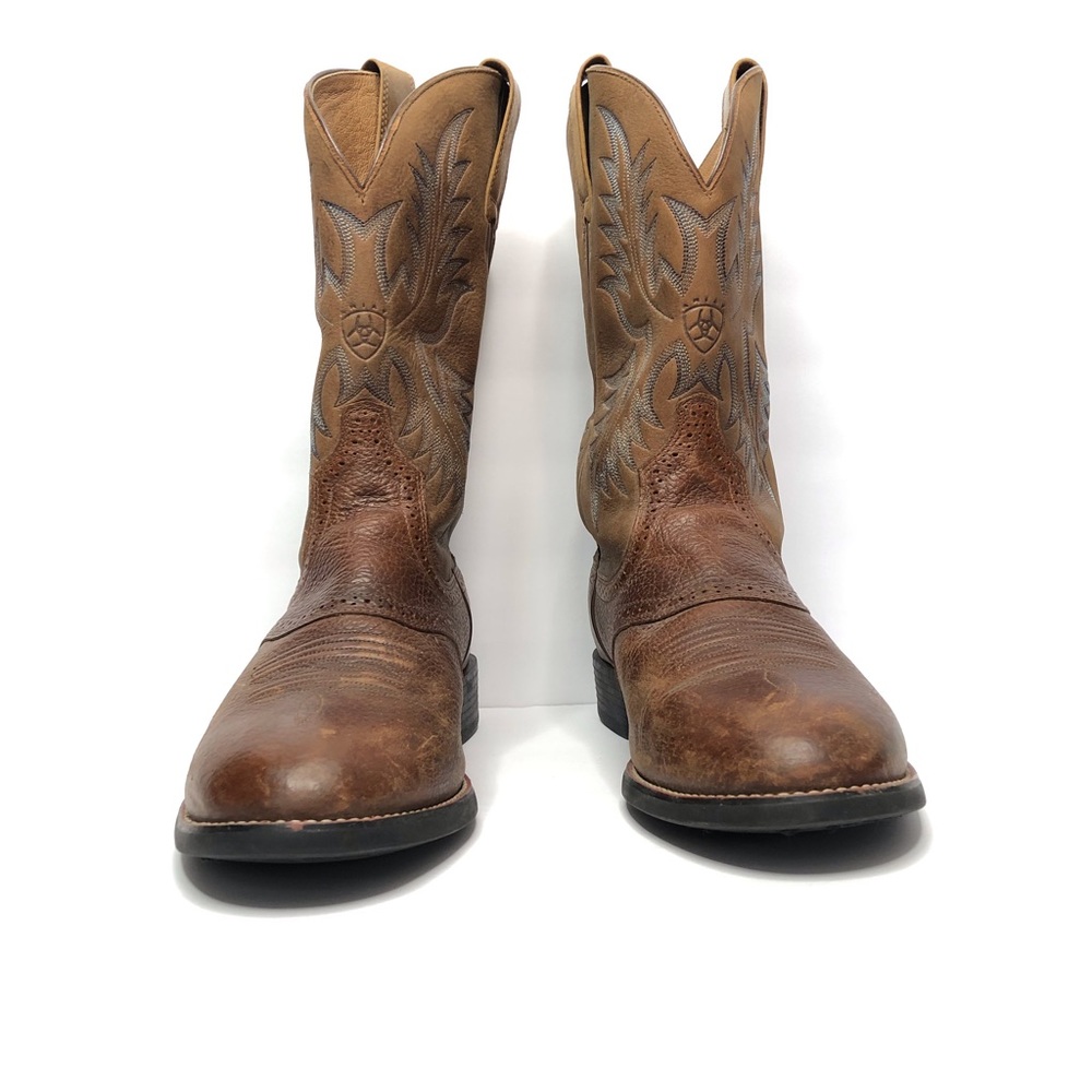 Ariat Barrel Brown Stockman Cowboy Boots
